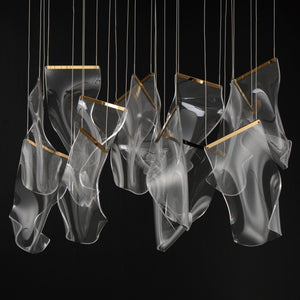 Rinkle 13-Light Rectalinear LED Pendant