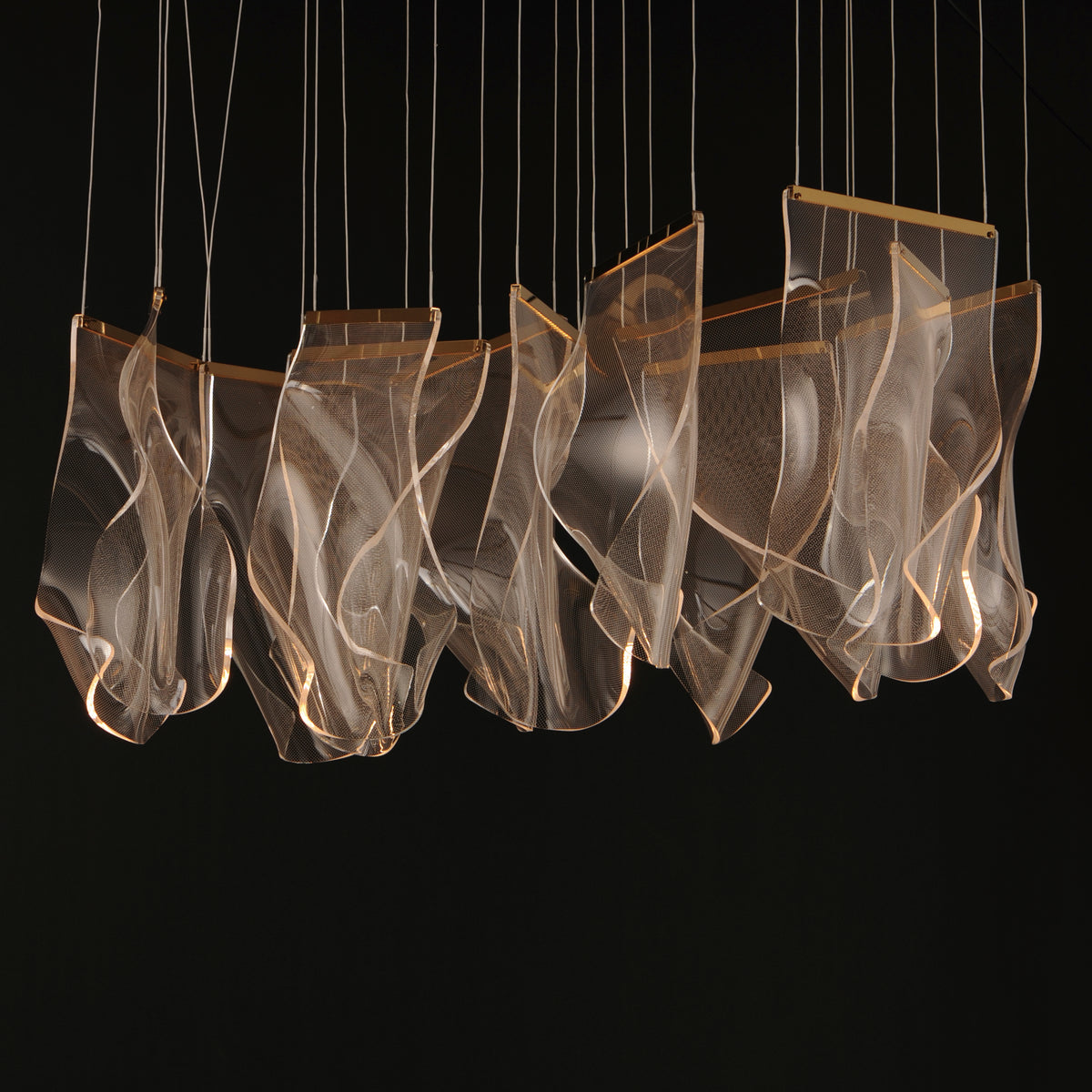 Rinkle 13-Light Rectalinear LED Pendant