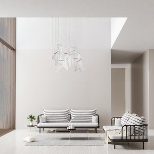 Rinkle 13-Light Rectalinear LED Pendant