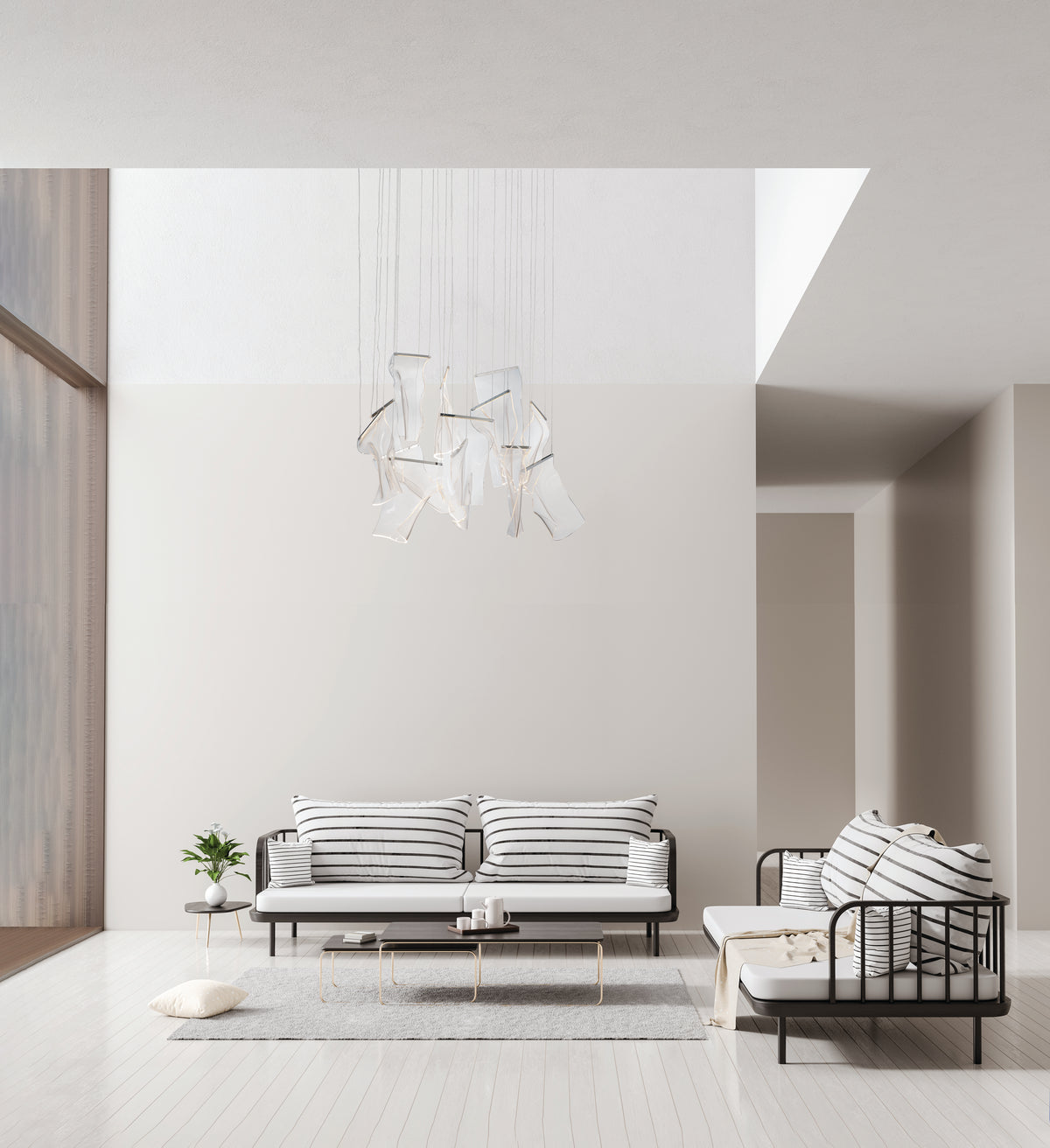 Rinkle 13-Light Rectalinear LED Pendant