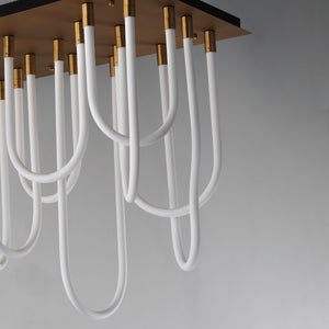 Soleil 14-Light LED SQ Flush Mount
