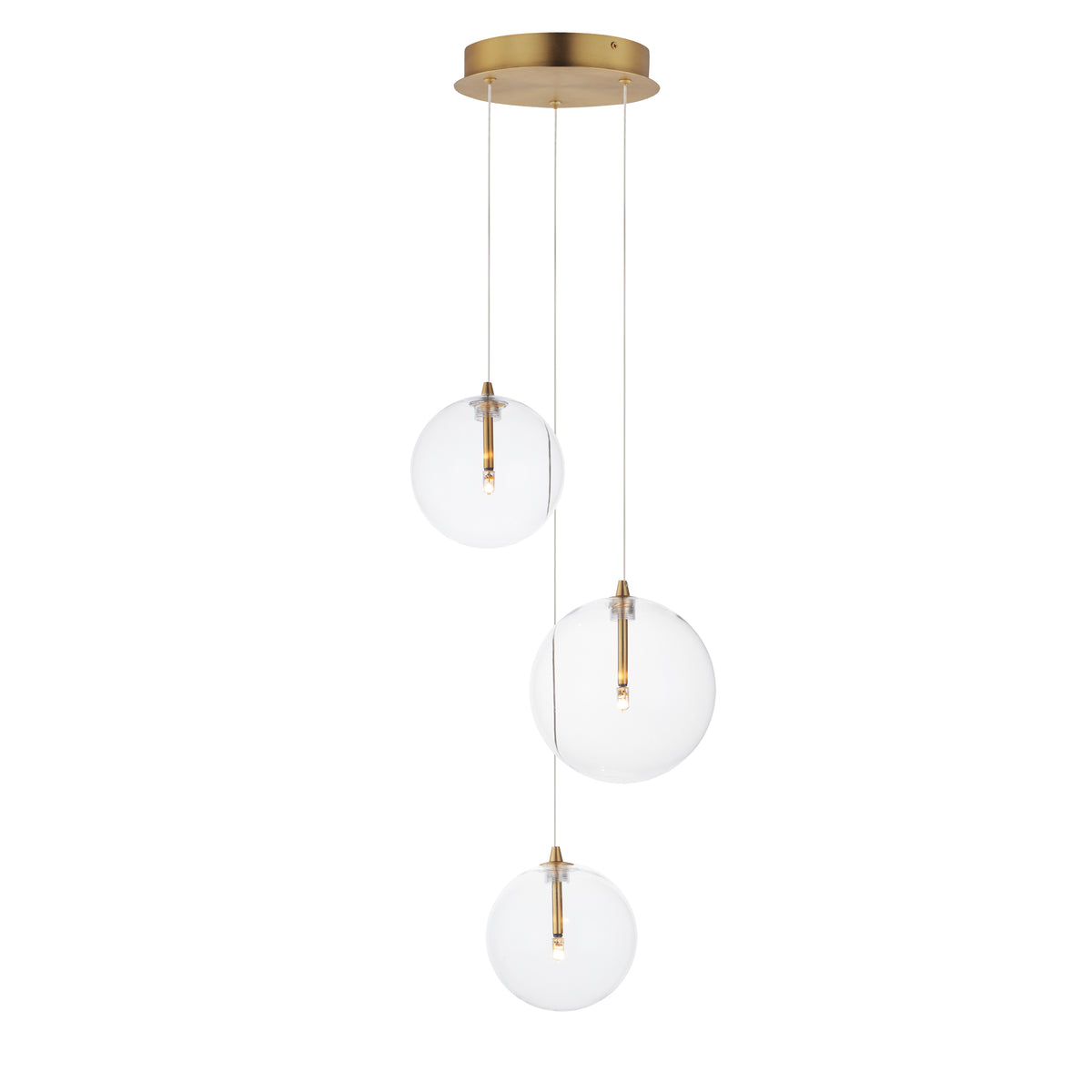 Global 3-Light LED Pendant