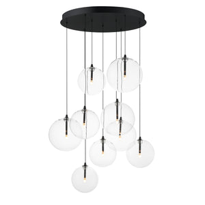 Global 9-Light LED Chandelier