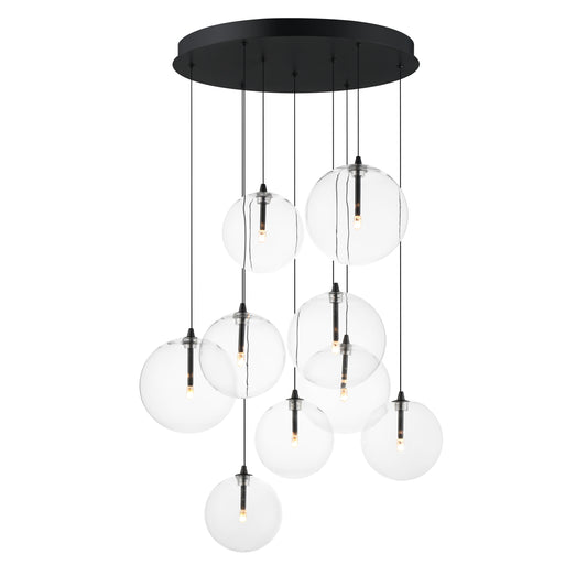 Global 9-Light LED Chandelier