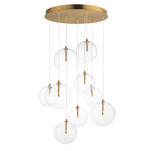 Global 9-Light LED Chandelier
