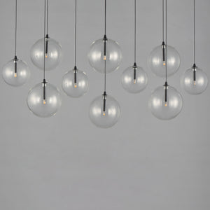 Global 10-Light LED Pendant