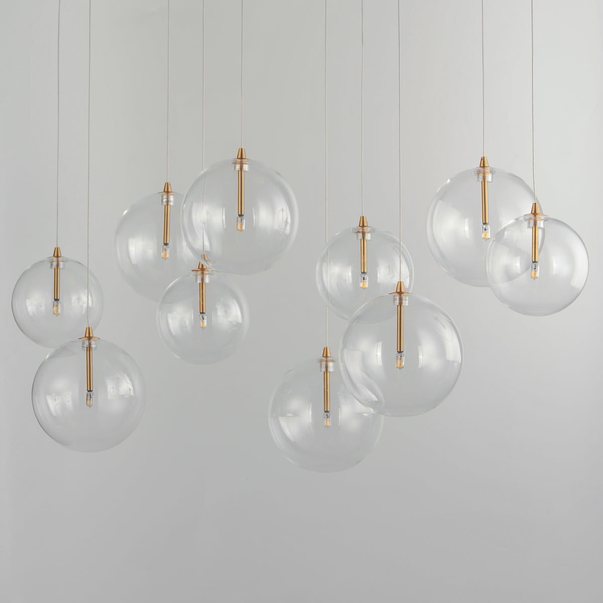 Global 10-Light LED Pendant