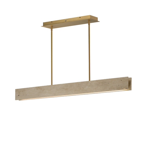 Lintel 47" LED Linear Stone Pendant
