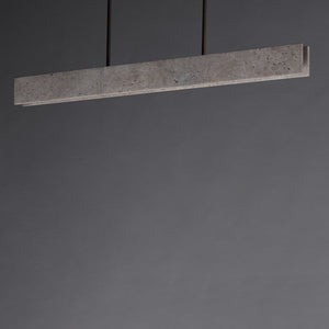 Lintel 47" LED Linear Stone Pendant