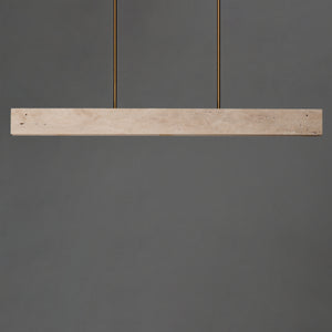 Lintel 47" LED Linear Stone Pendant