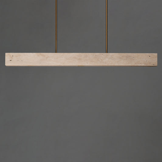 Lintel 47" LED Linear Stone Pendant