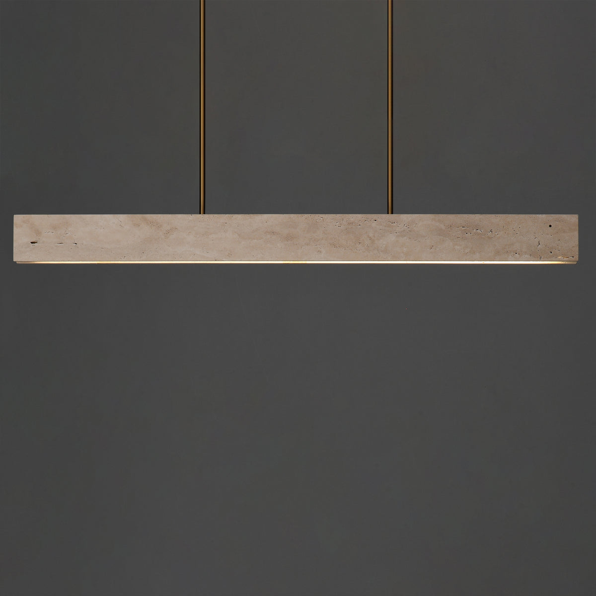 Lintel 47" LED Linear Stone Pendant