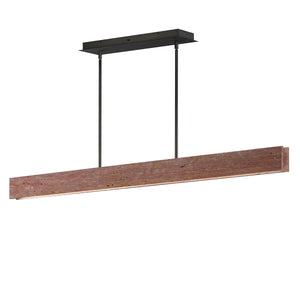 Lintel 59" LED Linear Stone Pendant