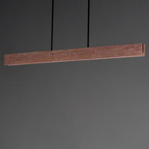 Lintel 59" LED Linear Stone Pendant