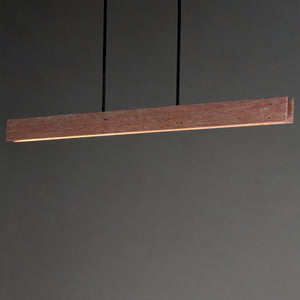 Lintel 59" LED Linear Stone Pendant