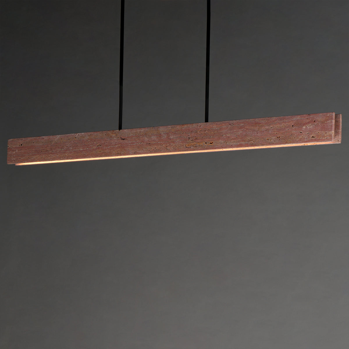 Lintel 59" LED Linear Stone Pendant