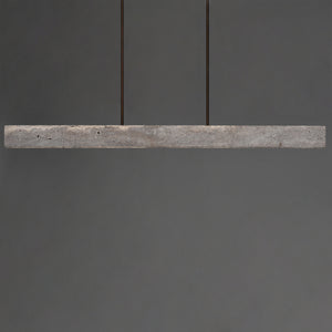 Lintel 59" LED Linear Stone Pendant