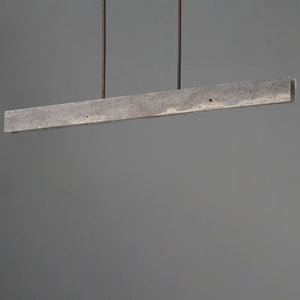 Lintel 59" LED Linear Stone Pendant