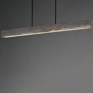 Lintel 59" LED Linear Stone Pendant