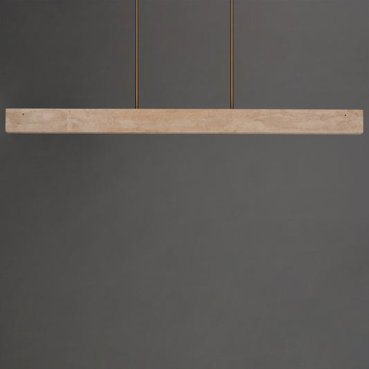 Lintel 59" LED Linear Stone Pendant