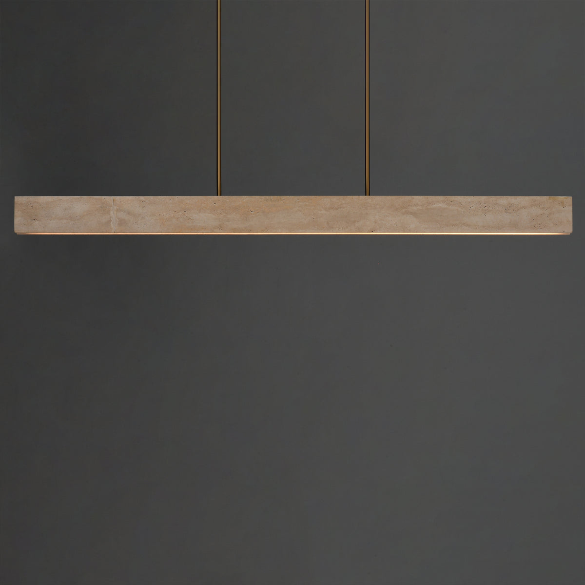 Lintel 59" LED Linear Stone Pendant