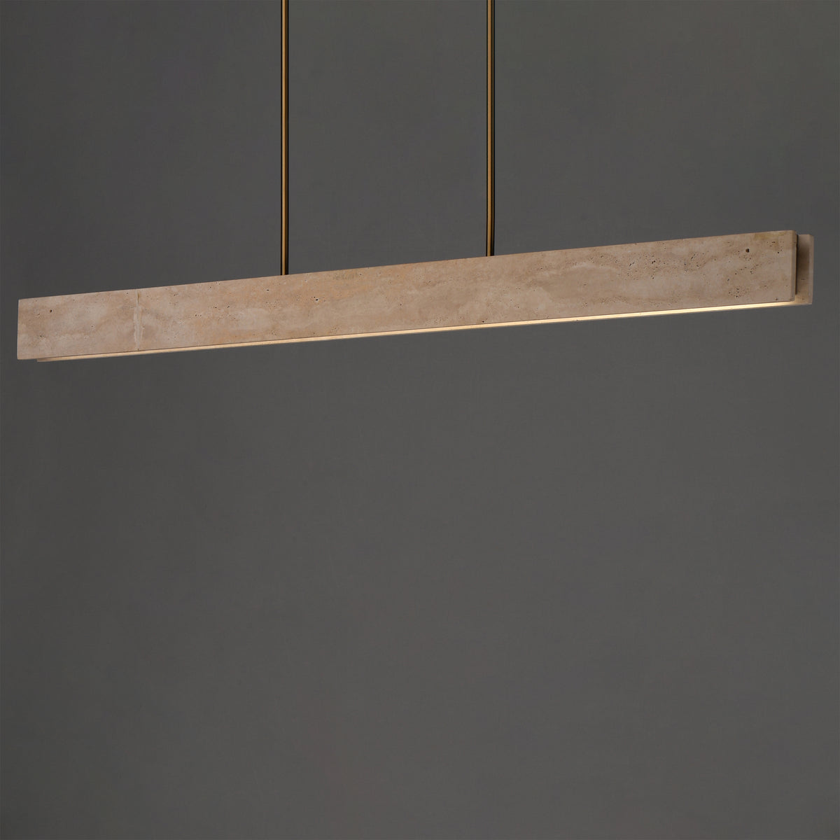 Lintel 59" LED Linear Stone Pendant