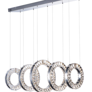 Charm 5-Light LED Linear Pendant