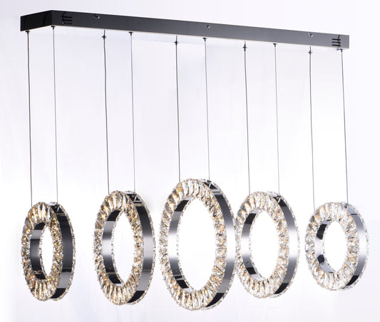 Charm 5-Light LED Linear Pendant