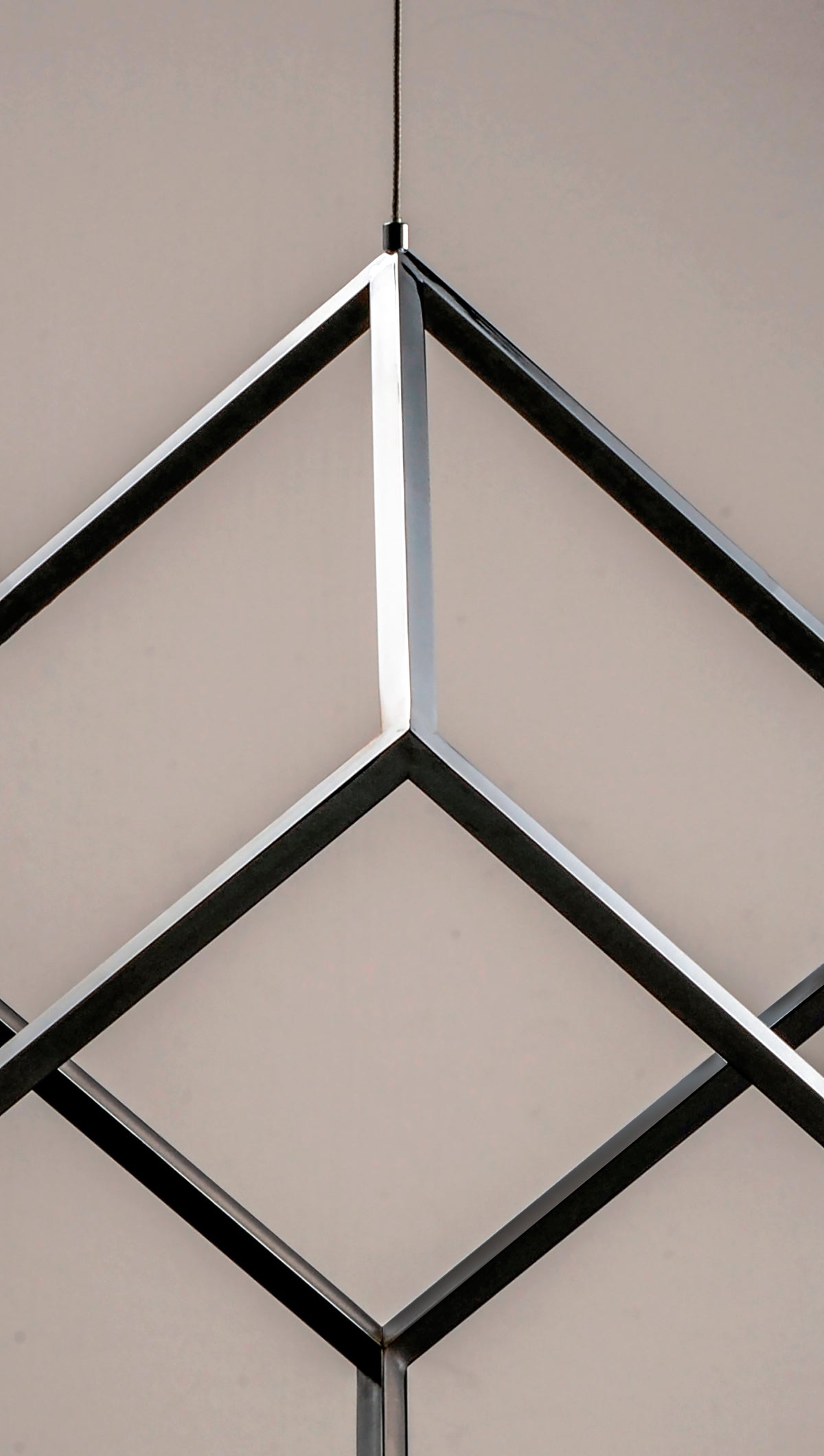 4 Square 1-Light LED Pendant