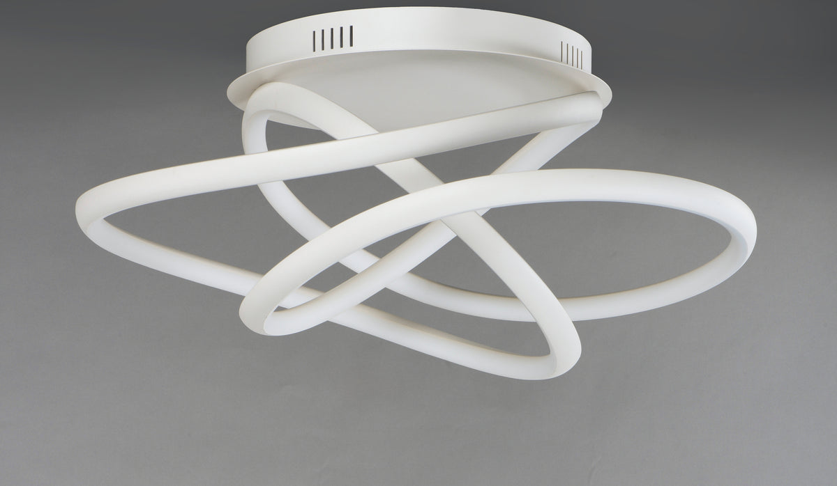 Twisted LED Flush Mount