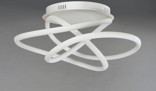Twisted LED Flush Mount