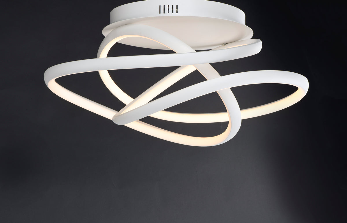 Twisted LED Flush Mount
