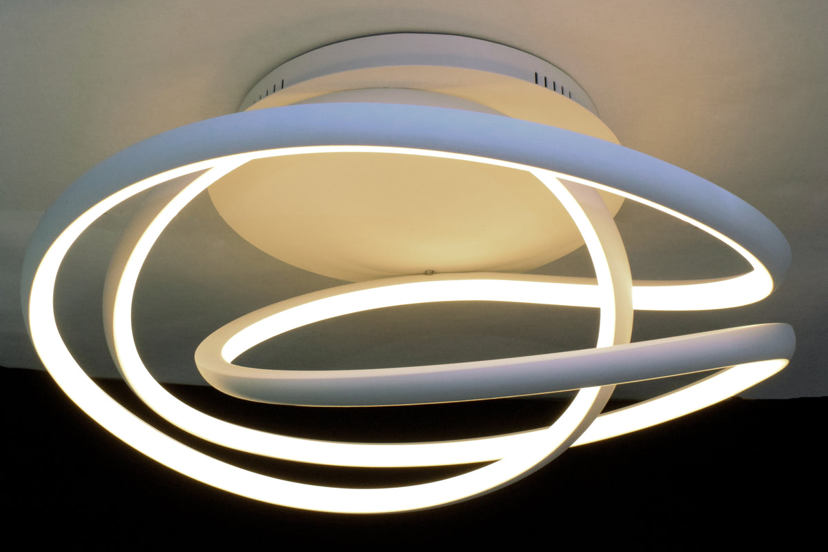 Twisted LED Flush Mount
