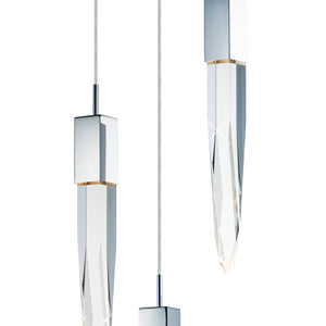 Quartz 3-Light LED Pendant