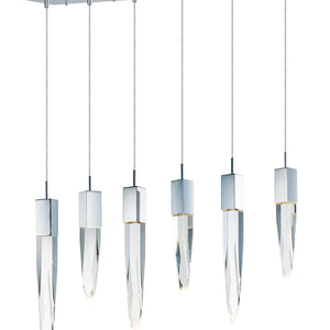 Quartz 6-Light LED Pendant