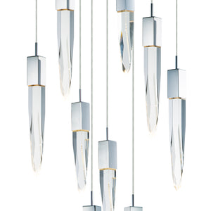 Quartz 9-Light LED Pendant