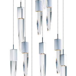 Quartz 10-Light LED Pendant