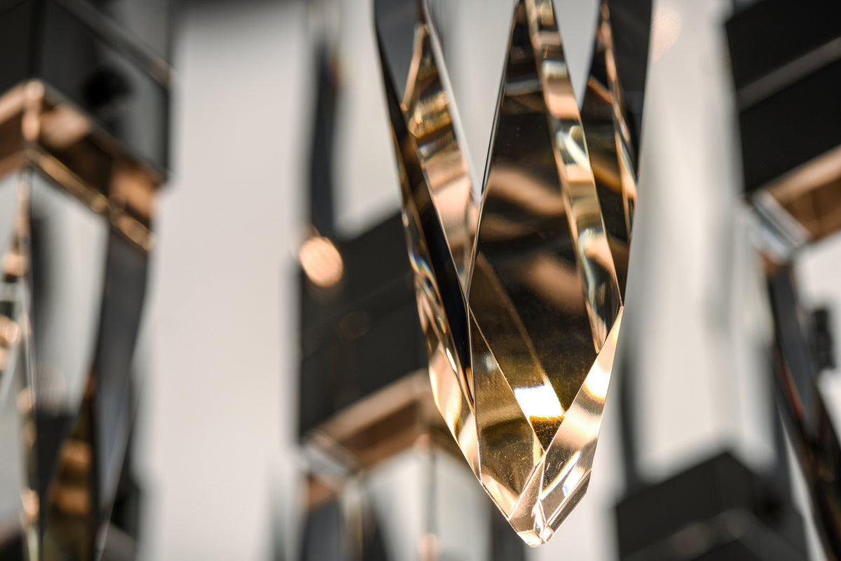 Quartz 10-Light LED Pendant