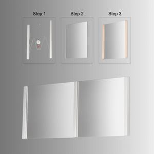 Luminance 39"W x 30"H LED Mirror Kit