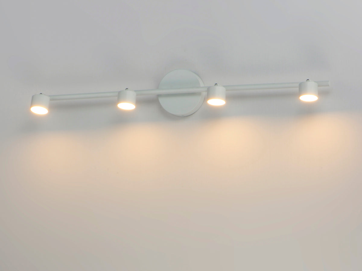 Taylor 4-Light Fixed Rail LED Track Light