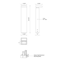 Evans Exterior Bollard