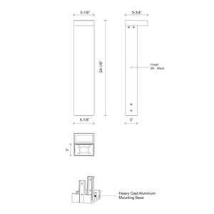Evans Exterior Bollard