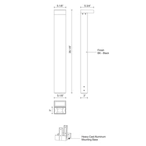 Evans Exterior Bollard