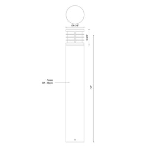 Blaine Exterior Bollard