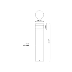 Windermere Exterior Bollard