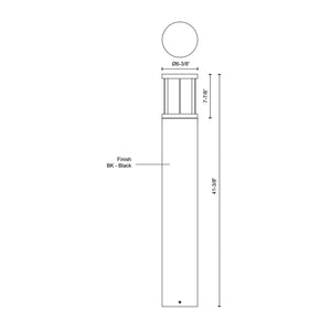 Alden Exterior Bollard