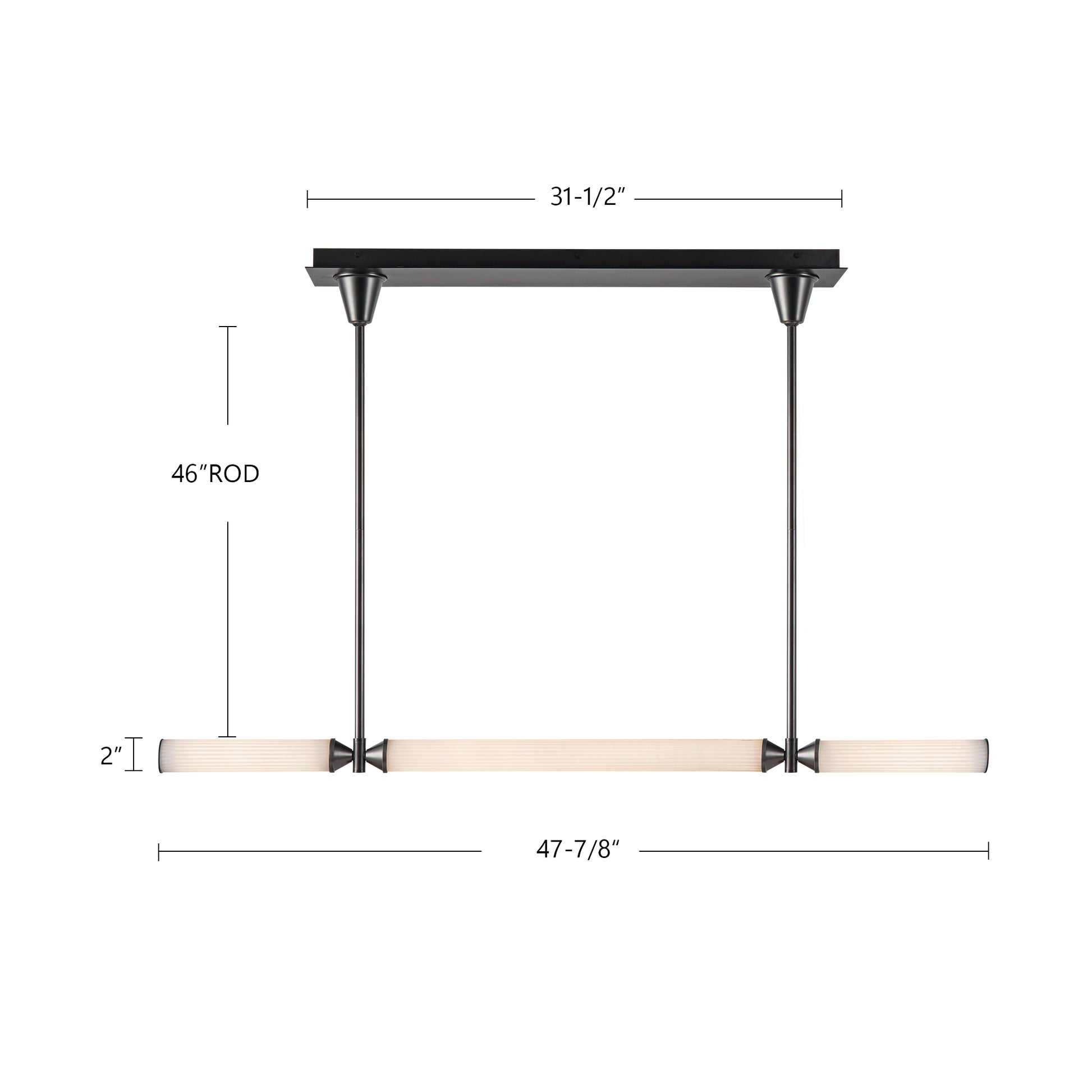 Edwin 48-in Linear Pendant