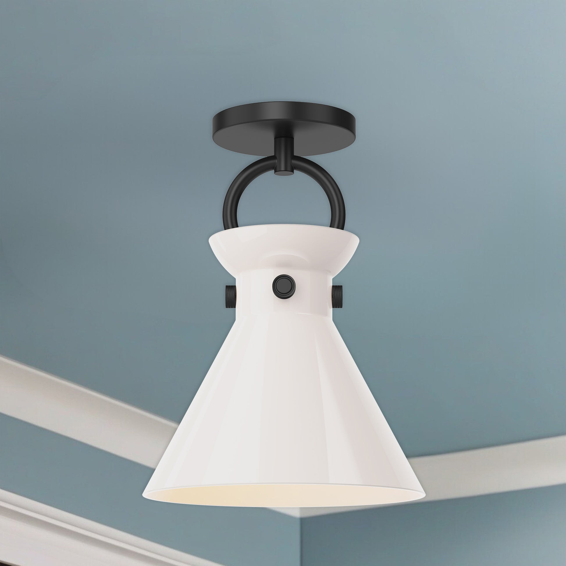 Emerson 9-in Flush Mount