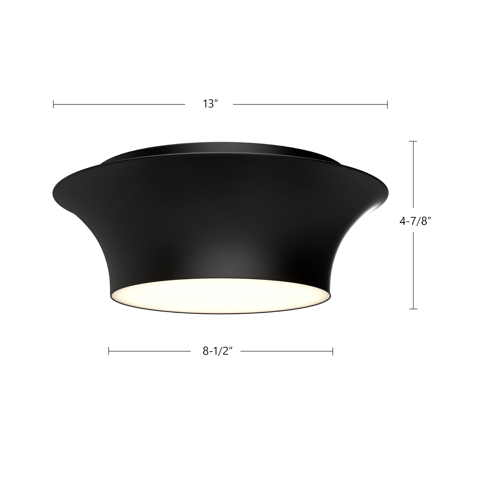 Emiko 12-in Flush Mount