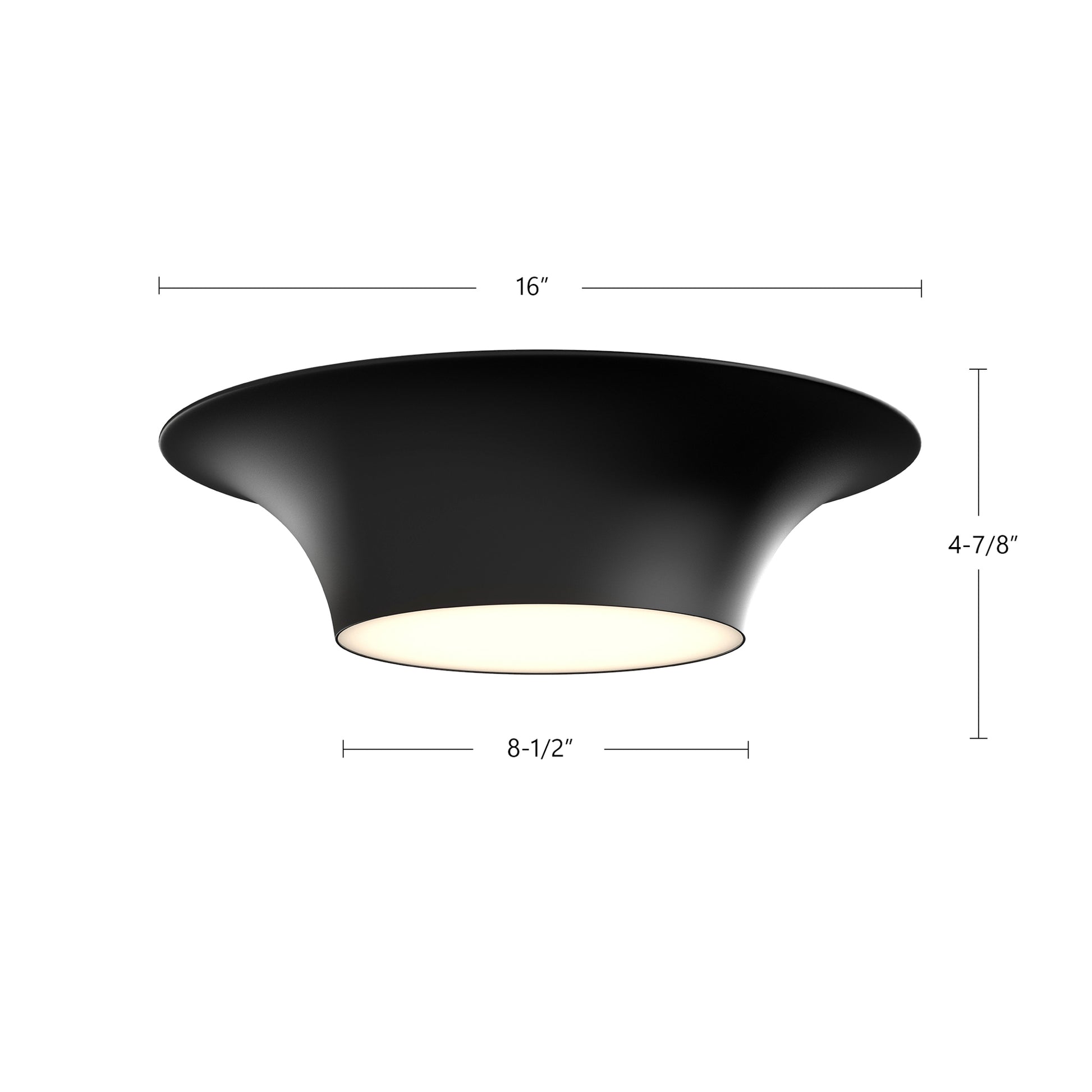 Emiko 16-in Flush Mount